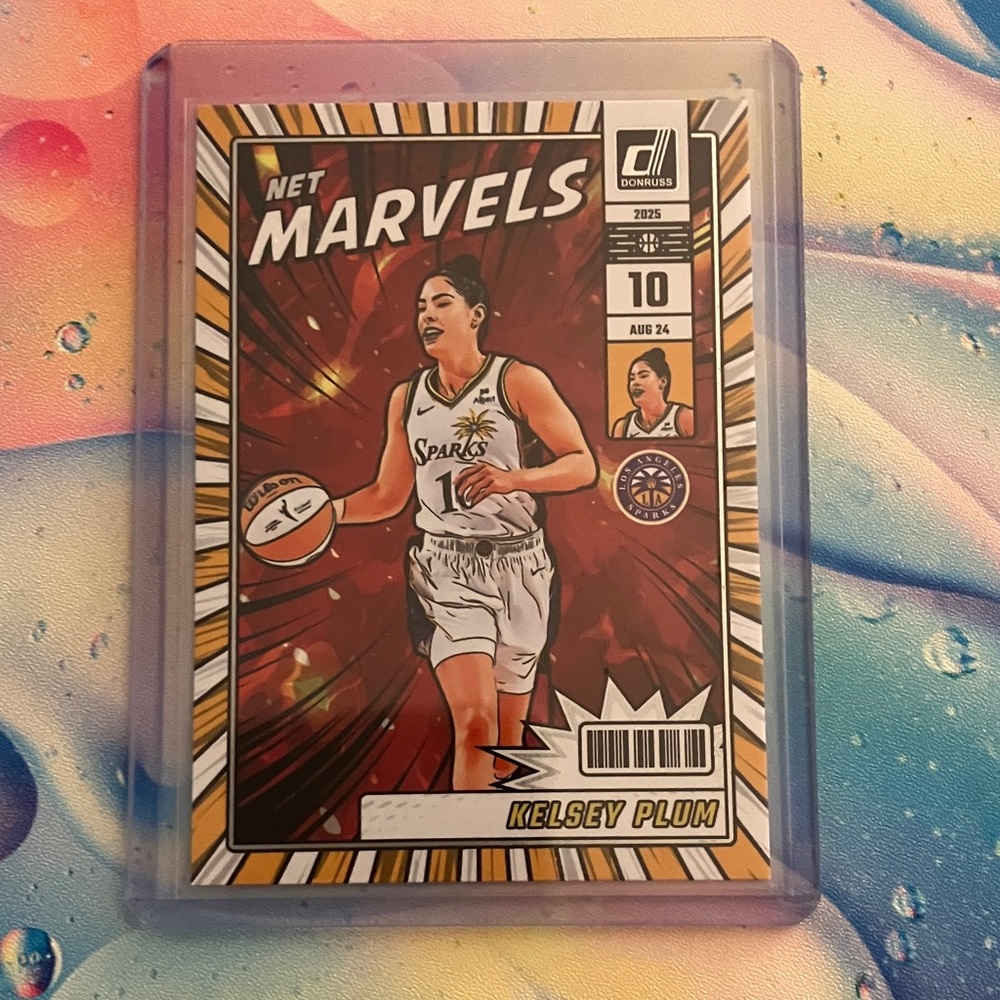 Kelsey Plum Los Angeles Sparks Net Marvels Trading Card WNBA